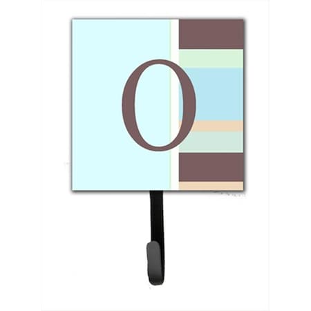 Carolines Treasures Letter O Initial Monogram - Blue Stripes Leash Holder Or Key Hook CJ1003-OSH4