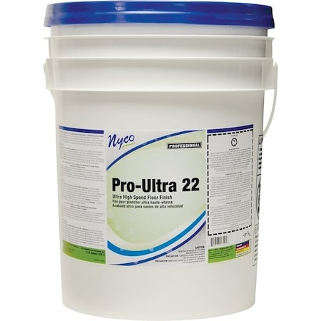 Nyco Floor Finish, 5 gal, Liquid, Acrylic Polymer, White NL175-P5