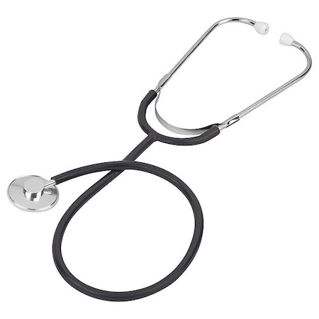 Mazza Healthcare Stethoscope, Black, Adult, 28" L 81-100-BK