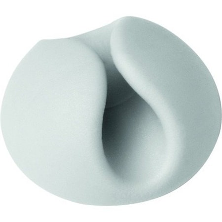 Durable Office Products Cable Clips for 1 Cable Grey, PK 6 503710