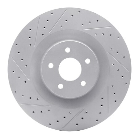 Dynamic Friction Co DFC Geoperformance Rotor - Drilled and Slotted 830-54261L