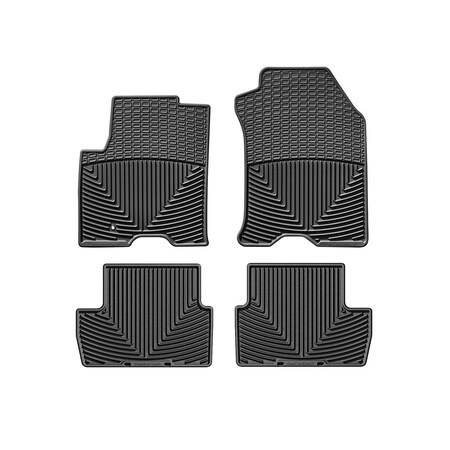 Weathertech Black, Front and Rear All Weather Floor Mats W98-W210