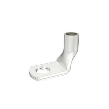 Burndy One-Hole Compression Lug, 10 AWG Max, #8 Stud, Standard Barrel, Copper, Black YAV10RBOX