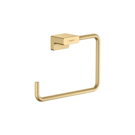Hansgrohe AddStoris Towel Ring in Brushed Gold Optic 41754250