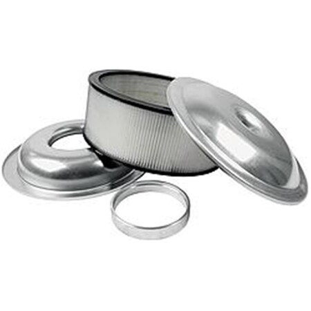 Allstar Performance 14 in. Lightweight Air Cleaner Kit 5 in. Paper Element, Plain ALL25916