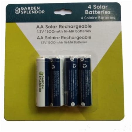 Headwind Consumer Products Solar Light AA Rechargeable Batteries - Pack of 4 262394