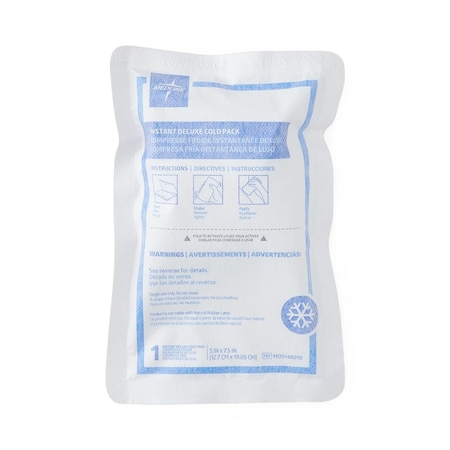 Medline 5in x 7.5in Deluxe Sweatless Instant Cold Pack MDS148010H
