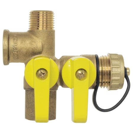 Nibco 1/2 FIP x MIP x FIP x HOSE ETPSV H-41672
