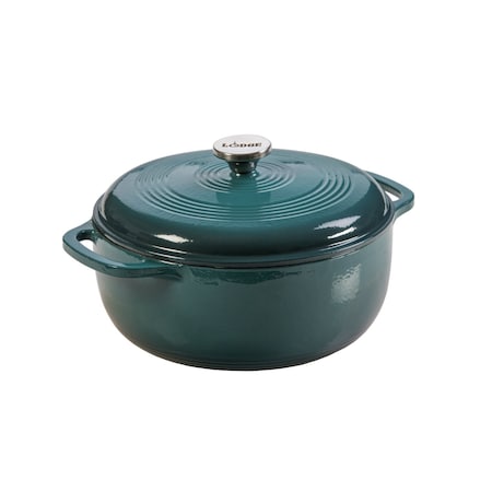 Lodge 6 Quart Lagoon Enameled Cast Iron Dutch Oven EC6D38