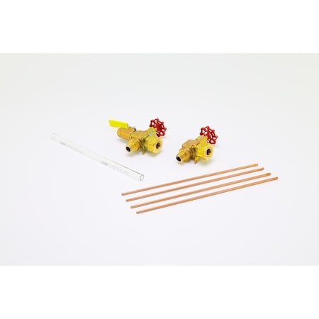 Conbraco Industries Liq.Lvl.Gauge 1/2"X12" W/Rd And Gl 24-301-00