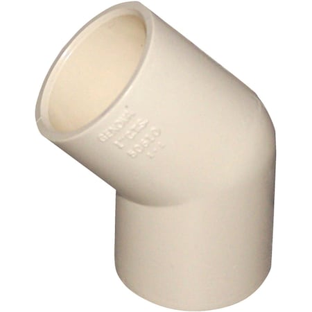 Charlotte Pipe And Foundry 1'' Slip x Slip 45 Deg. CPVC Elbow, 1/8 Bend CTS 02309 1000HA