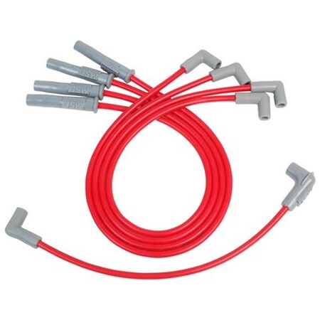 Powerplay 32073 Spark Plug Wire Set, Red PO364345