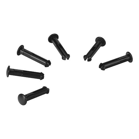 Vikan Pins for Wall Brackets, Black 10019