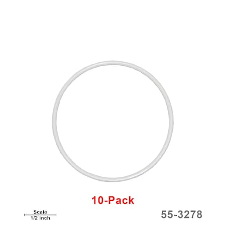 Bedford Precision Parts Aftermarket Replacement for the GRACO 24P-196 Teflon O-Rings, 10PK 55-3278