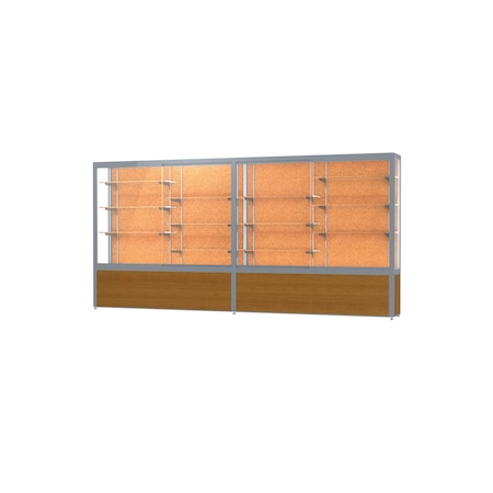 Ghent Display Case Cork 144x66x16, Satin, Lt.Oak 10412CK-SN-K