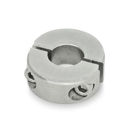 J.W. Winco Two-Piece Shaft Collars 7072.3-30-B12-NI