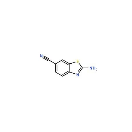 Ak Scientific 2-Amino-benzothiazole-6-carbonitrile (250mg), CAS 19759-66-1 R015-250mg