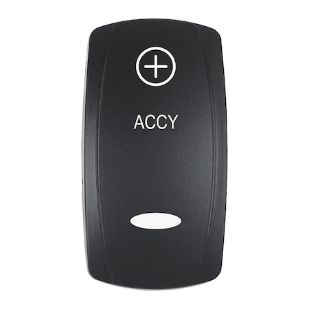 Pacer Group Pacer Actuator - 'ACCY' f/V Series Contura Switches - Black - Laser Etched Top/Bottom Light EV2LE-ACC