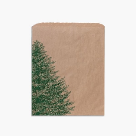 Nashville Wraps Evergreen Kraft Paper Merchandise Bags, 8.5x11, 100PK MB2EGM
