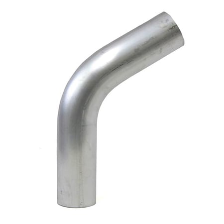 Hps Performance 2-1/4 in OD x 2-1/4 in CLR, 60 Degree Aluminum Elbow Tubing, Mill Finish AT60-225-CLR-225