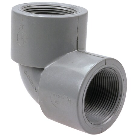 Nibco 510733 2-1/2 Threaded 90 Elbow CPVC CB06250