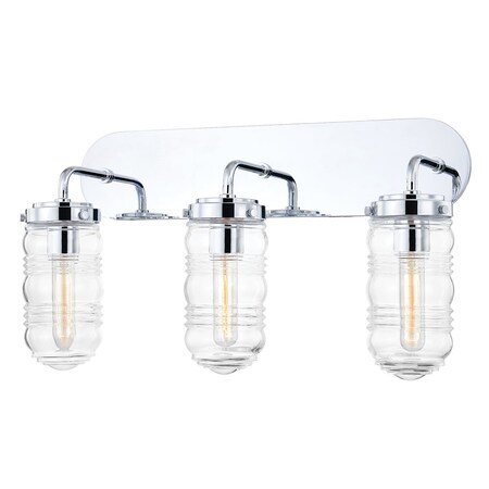 Mitzi Clara 3 Light Bath And Vanity 22 In. Polished Chrome H124303-PC