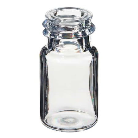 Nalgene Vials, 64 mm H, PETG, Colorless, PK612 322032-0020