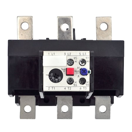 Brah Electric IEC Overload Relay, 1NO/1NC, 110 A Min current, 135 A Max current, 690 V B3UA60-00-3J