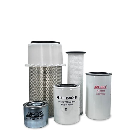 Hero Preventative Maintenance Kit Kubota R520BH Wheel Loader Air Cleaner New Type MSU-KA-0353