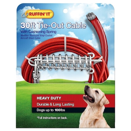 Westminster Pet Products Vinyl-Coated Dog Tie-Out Cable 29230