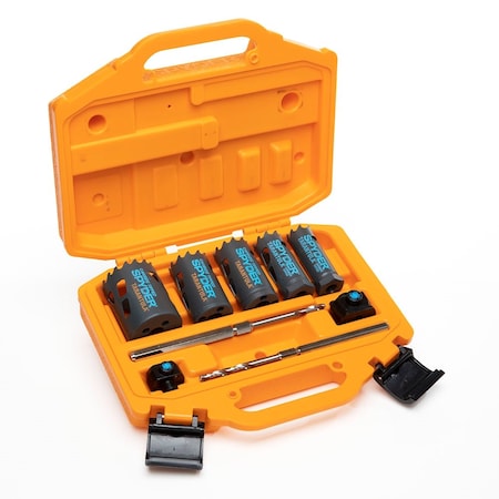 Spyder 9pc Tarantula Carbide Tipped, Metal Cutting Hole Saw Set 600925