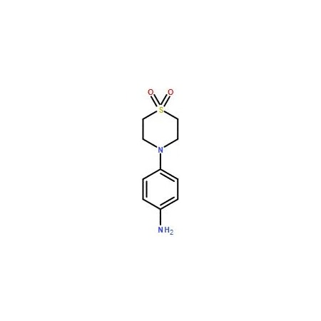 Ak Scientific 4-(4-Aminophenyl)thiomorpholine 1, 1-dioxide (25g), CAS 105297-10-7 1205AA-25g
