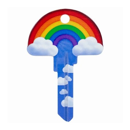 Lucky Line KW1 Rainbow Key Blank, 5PK B148K