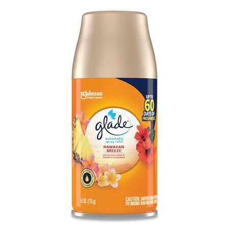 Glade Automatic Air Freshener, Hawaiian Breeze, 6.2 oz Spray Can, 6PK SJN337689