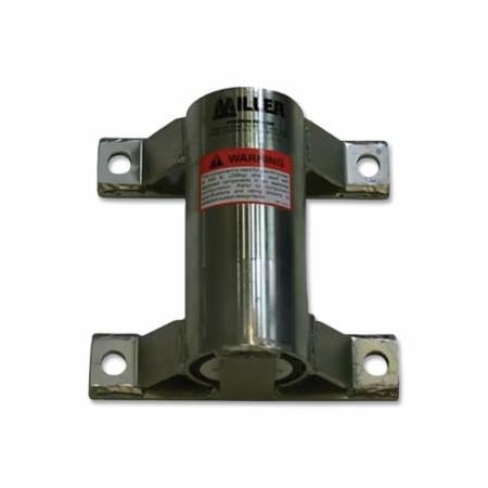 Miller DuraHoist, Confined Space System Parts and Accessories, Wall mount sleeve, CS-500 zinc plated steel 493-DH-8ZP/