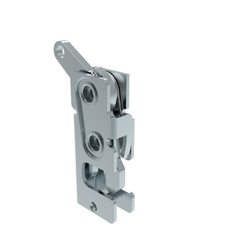 Southco Rotary Push To Close Latch, Small Size, Single Stage, Bottom Trigger M6 Thread, Steel R4-10-12-501-10