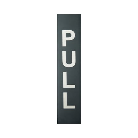 Brixwell Rectangular Pull Indicator Matte Black Finish Pull Matte Black PL4MBL