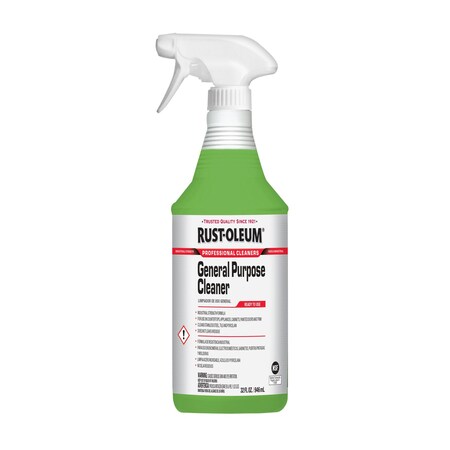 Rust-Oleum Professional Cleaners General Purpose Cleaner, Trigger Spray Bottle, 32 oz, Mild, 6 PK 352264