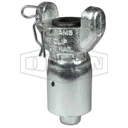 Dixon Air King Hose End with Ferrule, 1 in, Iron, Domestic AM11WF