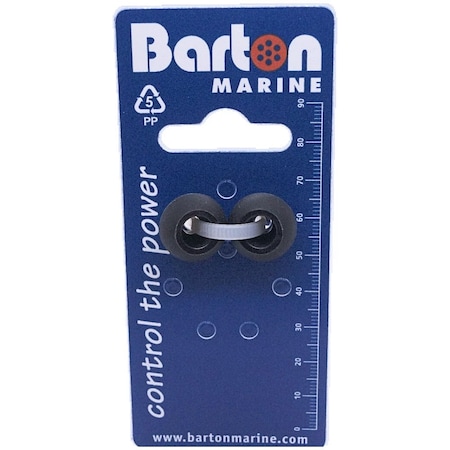 Barton Marine Barton 4mm Rope Stoppers - Black - Pair  42812