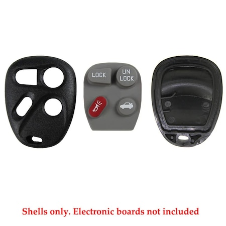Aks Keys Chevrolet GMC Remote Shell 4B RS-GMC-06