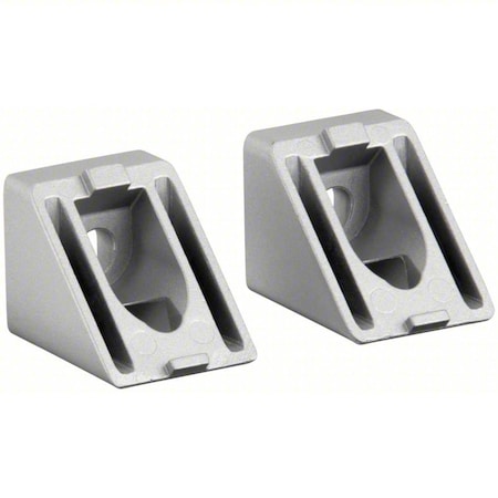 Fath AngleConnector45, Alum, Gry, 25mm, 25mm, PK2 093WS25145N6,5