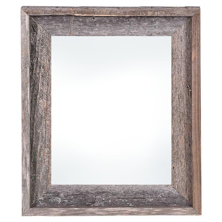 Homeroots 20" x 30" Gray Solid Wood Hanging Picture Frame 380265