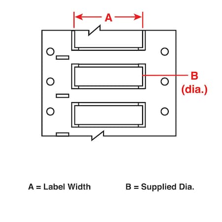 Brady Low Smoke Zero Halogen PermaSleeve Heat Shrink Tubing, Roll of 50 Each, White, 2 in. LSZH-2000-150-WT-S