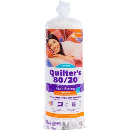 Fairfield 72 x 90 in. Unbleached Quilt Batting QB725