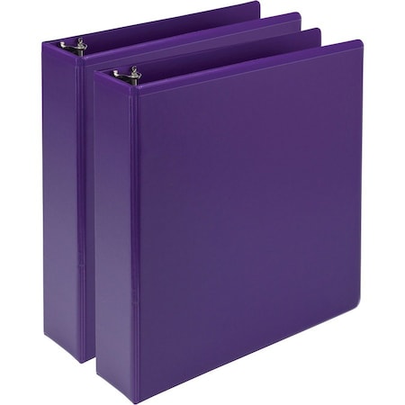 Samsill Earth's Choice Plant-based View Binders, 2in Binder Capacity, Letter, 8 1/2inx11in Sheet Size, 2PK U86608