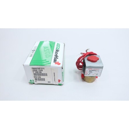 Asco Solenoid Valve 1/8In Npt 120V-Ac PX8262C00213121