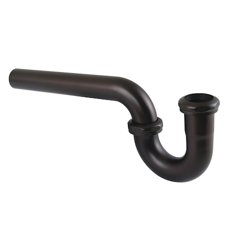 Kingston Brass 1-1/4 in. P-Trap without Flange, 12-7/8 in. Length, 18 Gauge, Oil Rubbed Bronze CC1185