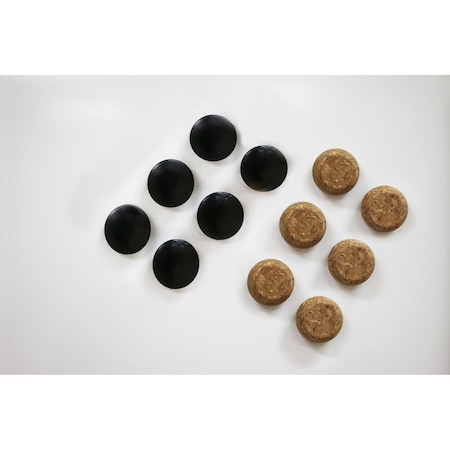 Ghent Rare Earth Magnets, 12-Count, Black and Natural Cork MAGCOMBO-1