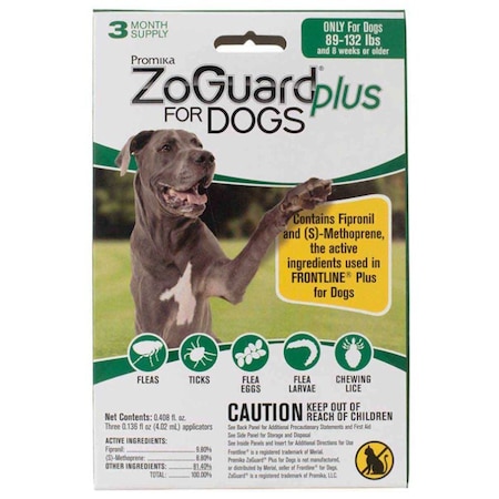 Zoguard PHV, Plus for Dogs, 89-132lbs, 3PK 064728